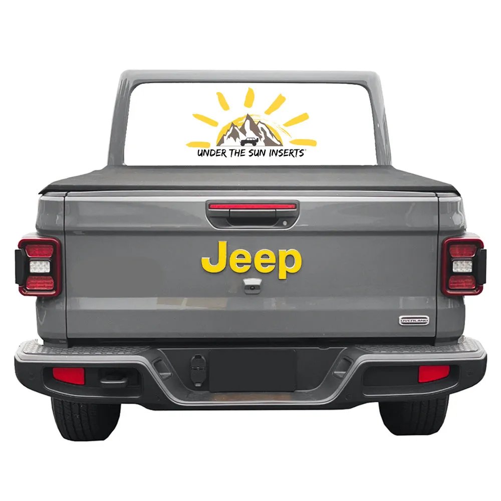 Yellow Jeep Fender Emblem Overlay Vinyl Decals 2pk product image