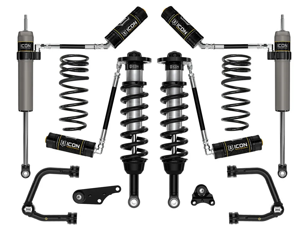 ICON Vehicle Dynamics ICON 2024-2025 Toyota Tacoma 1.25-3" Lift, Stage 4 Suspension System, Tubular, Triple Rate Rear Springs