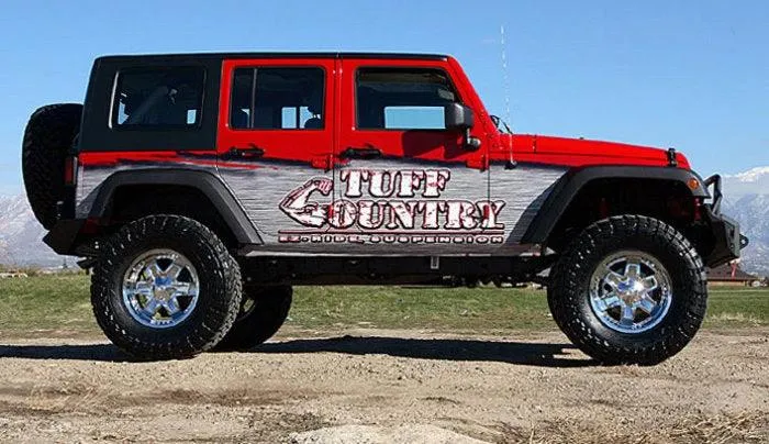 4 Inch Lift Kit 07-18 Jeep Wrangler JK 4 Door Only Performance Lift Kit EZ-Flex Tuff Country product image