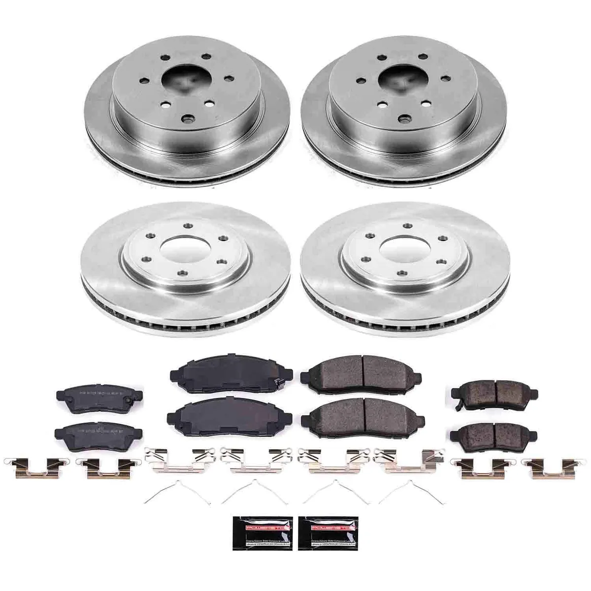 Autospecialty Brake Kit fr 2005-2018 Nissan Frontier 2WD 2009-2012 Suzuki Equator product image