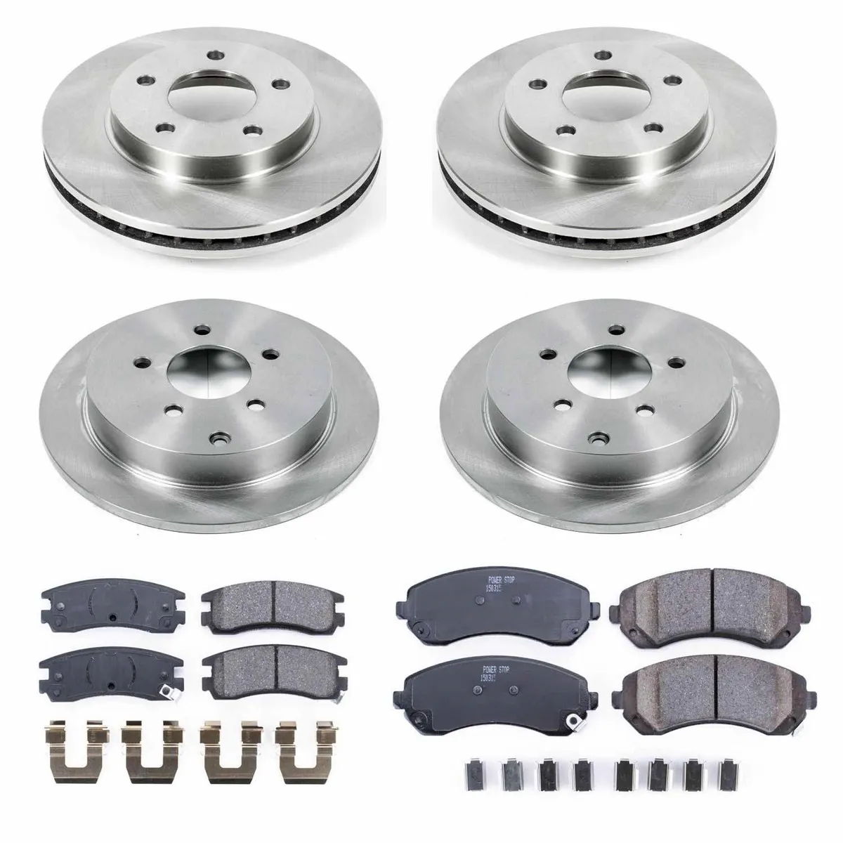 Z17 Direct Replacement Kit: Rotors; Ceramic Pads W/Hardware product image