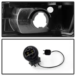 Spyder Jeep Grand Cherokee 07-10 LED Tail Lights - Black product image