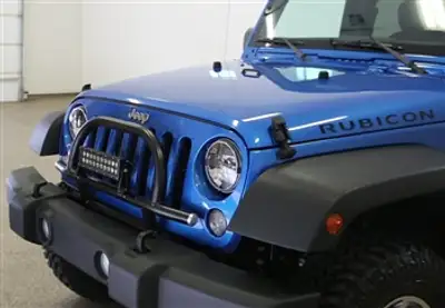 Rock Hard 4X4 Rock Hard 4x4 Light Mount with Grille Guard - JK