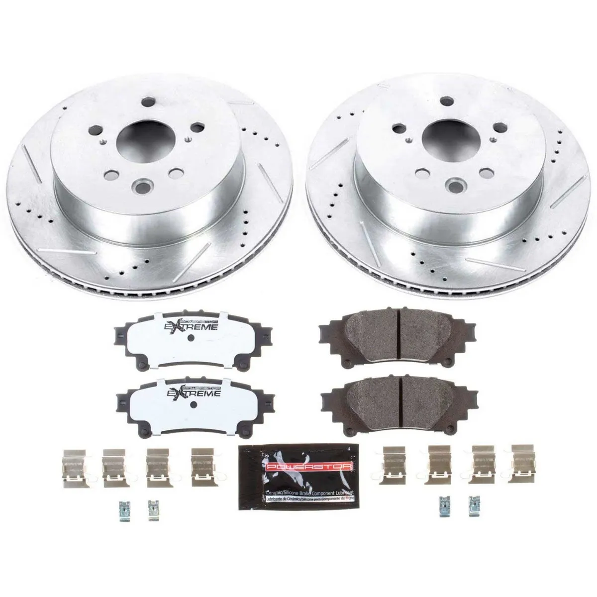 Z26 Street Warrior Upgrade Kit: Drilled/Slotted Rotors; Carbon-Fiber Ceramic Pads W/Hardware product image