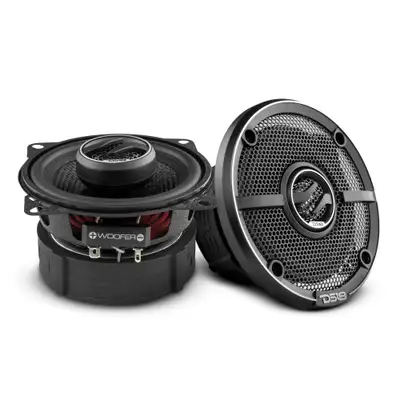 DS18 ZXI 4" 2-Way Coaxial Speakers with Kevlar Cone | 50 Watts RMS 4-Ohm