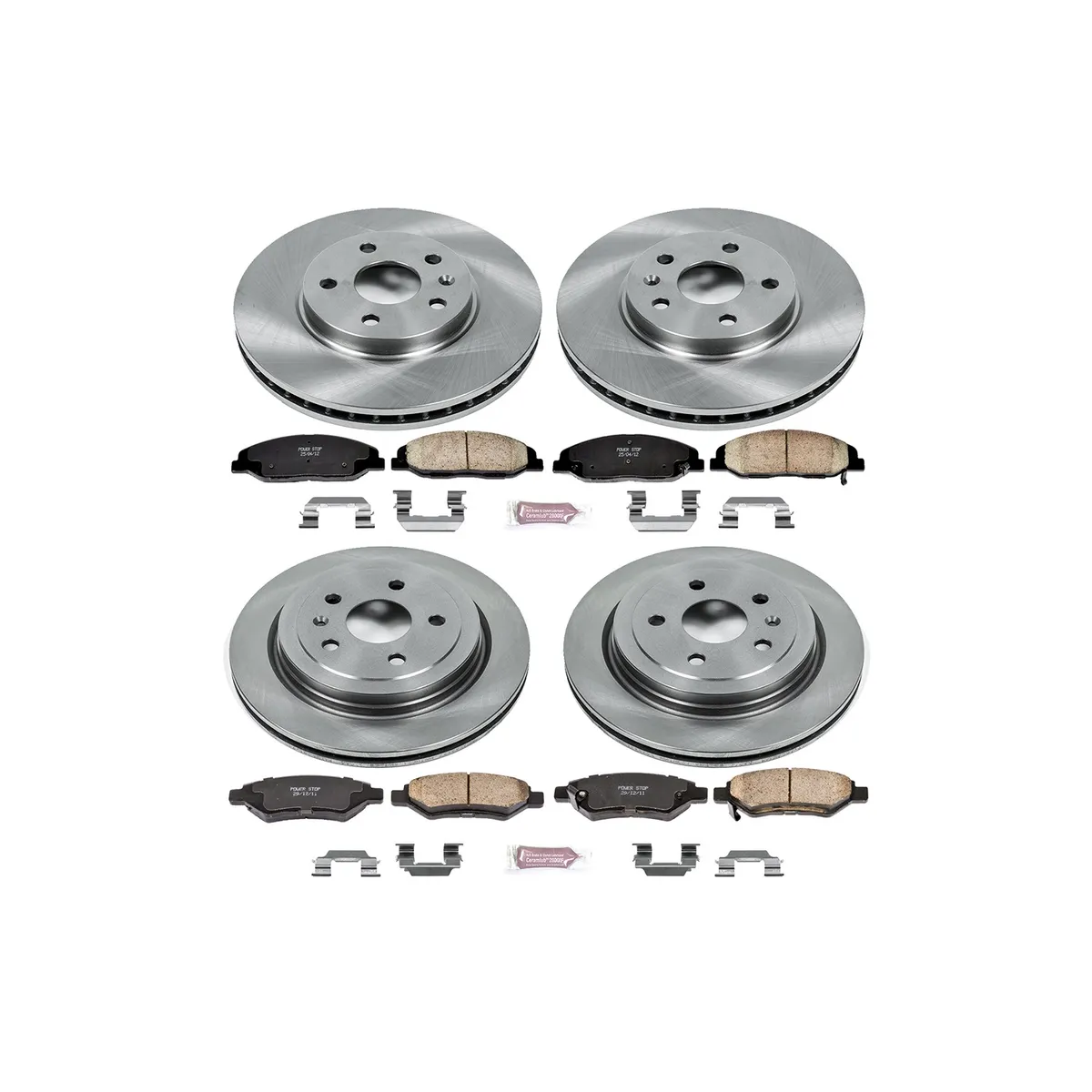 Z17 Direct Replacement Kit: Rotors; Ceramic Pads W/Hardware product image