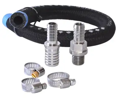 Pacific Performance Engineering Cp3 Pump Fuel Feed Line Kit 3/8 Inch With Fitting GM 01-10