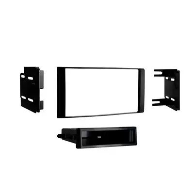Metra Electronics Custom Fit Mounting Kit; ISO DIN Radio Provision w/Pocket; Incl.: Radio Housing Trim Panel/Radio Brackets/Pocket/Screws;
