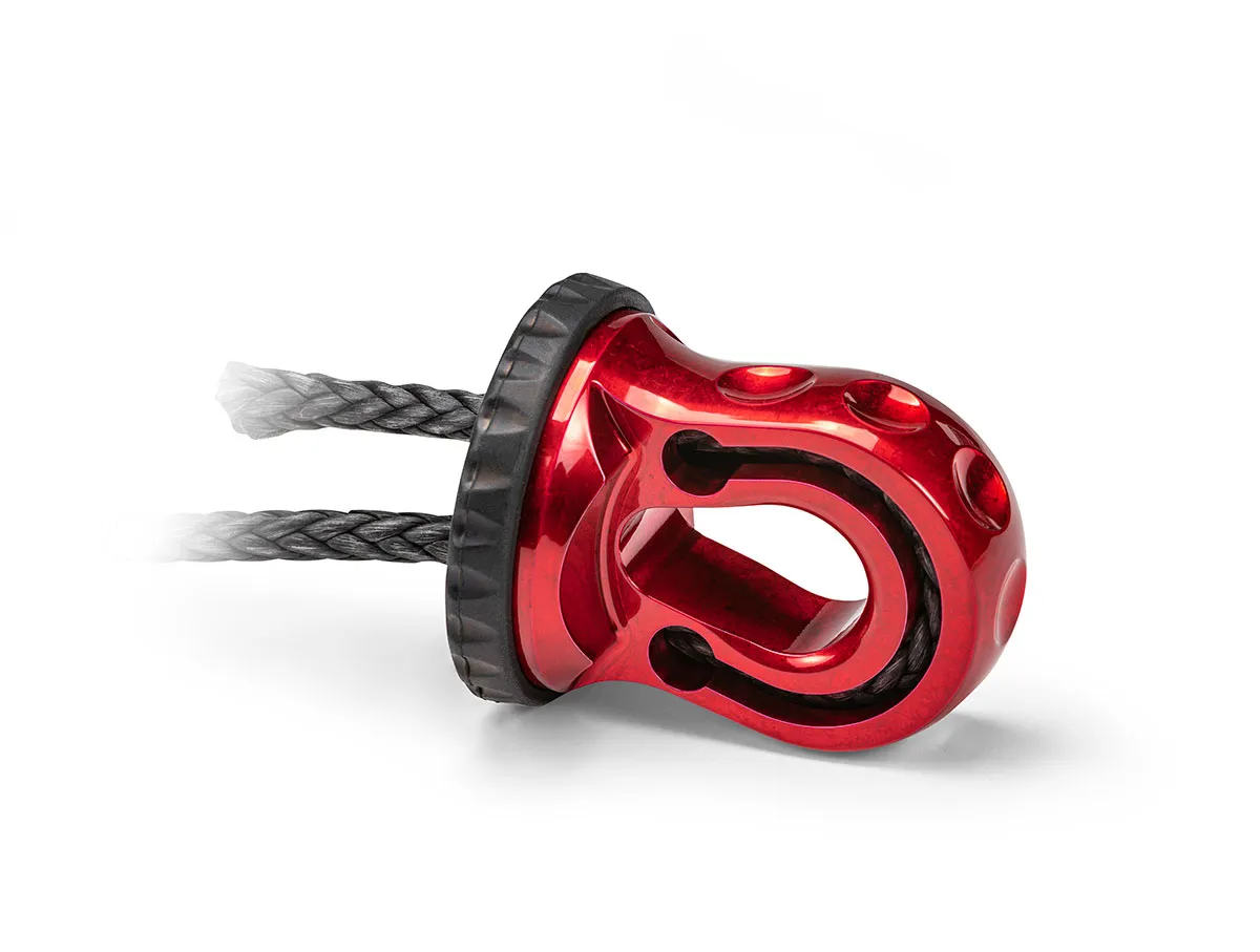 Factor 55 00352-05 Splicer 3/8-1/2 Synthetic Rope Splice-On Shackle Mount -- Silver product image