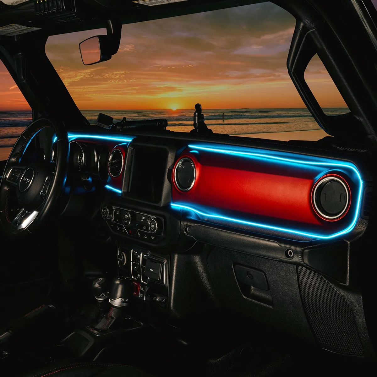 ORACLE Lighting 2018-2023 Jeep Wrangler JL/Gladiator JT Dynamic ColorSHIFT LED Interior Dash Board Kit product image