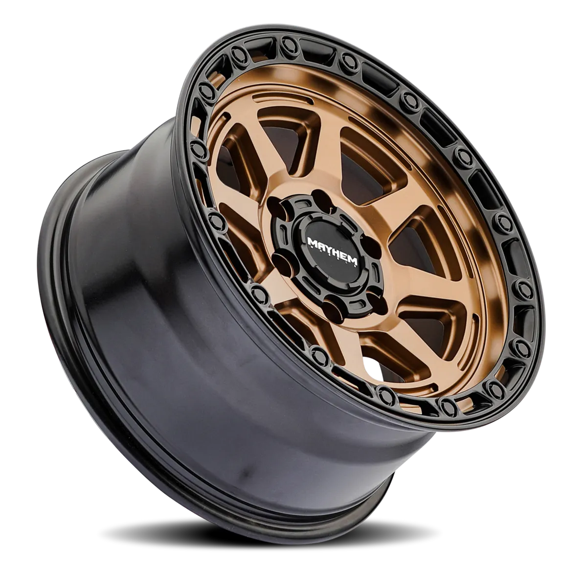 Mayhem Offroad Wheels Ridgeline 8306 BZ 17x8.5 Bronze 6 Off Set 6 Lug 4.99 BSM 106.1 Bore Cast Aluminum product image