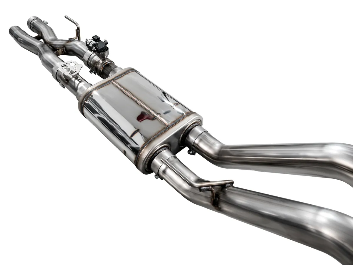 AWE SwitchPath™ Exhaust for Gen 3 Raptor R - Diamond Black Tips product image