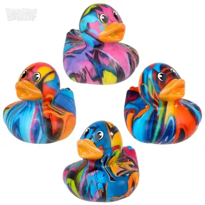 No Brand 2\" Graffiti Print Duckies