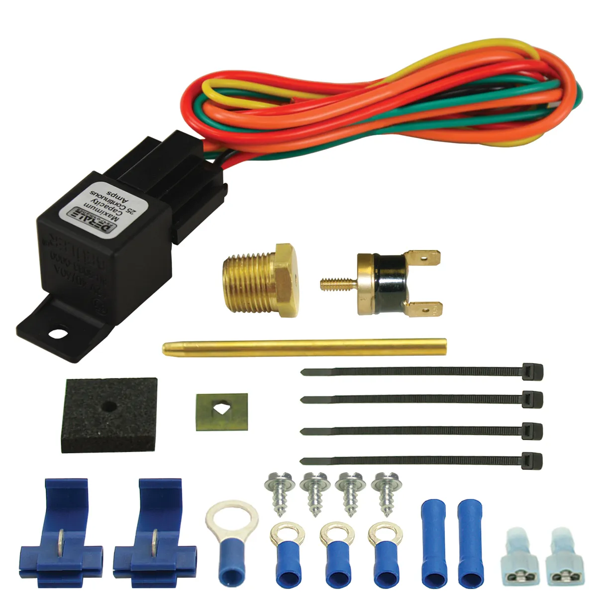 Derale 16735 Premium Single Stage 180°F Dual-Probe Fan Controller, 25 Amp product image