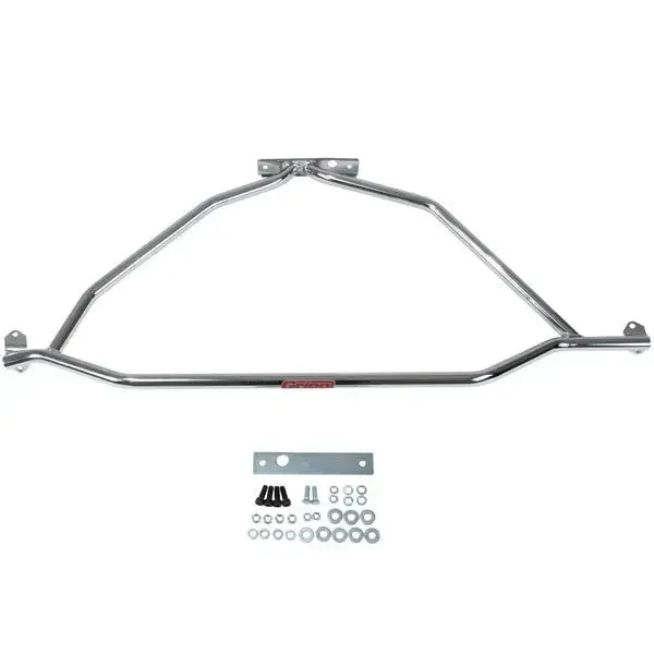BBK Performance Ford Mustang Strut Tower Brace Powder Coated Chrome Finish 86-93