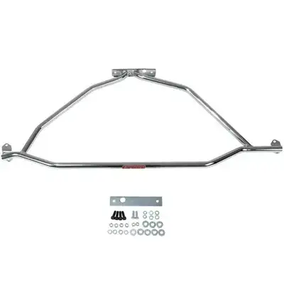 BBK Performance Ford Mustang Strut Tower Brace Powder Coated Chrome Finish 86-93