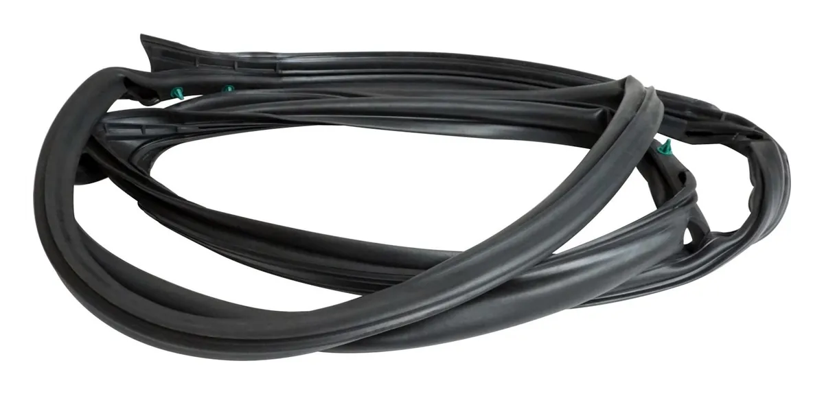 Left Front Door Weatherstrip For 20072018 Jeep JK Wrangler w/ Full Steel Doors product image