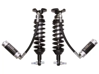 ICON Vehicle Dynamics ICON 2007-2018 GM 1500, 1-2.5” Lift, Front, V.S. 2.5 Series Coilover Kit, Remote Reservoir w/ CDCV