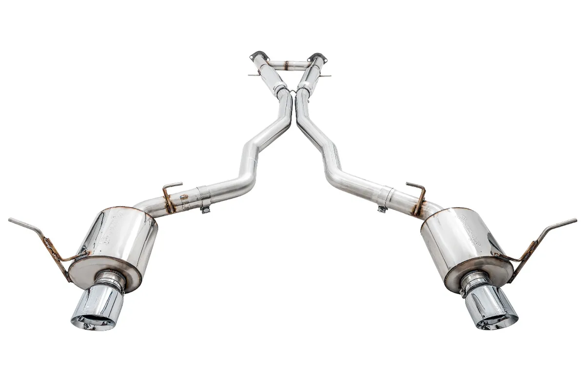 AWE Touring Edition Exhaust for Jeep Grand Cherokee SRT - Chrome Silver Tips product image