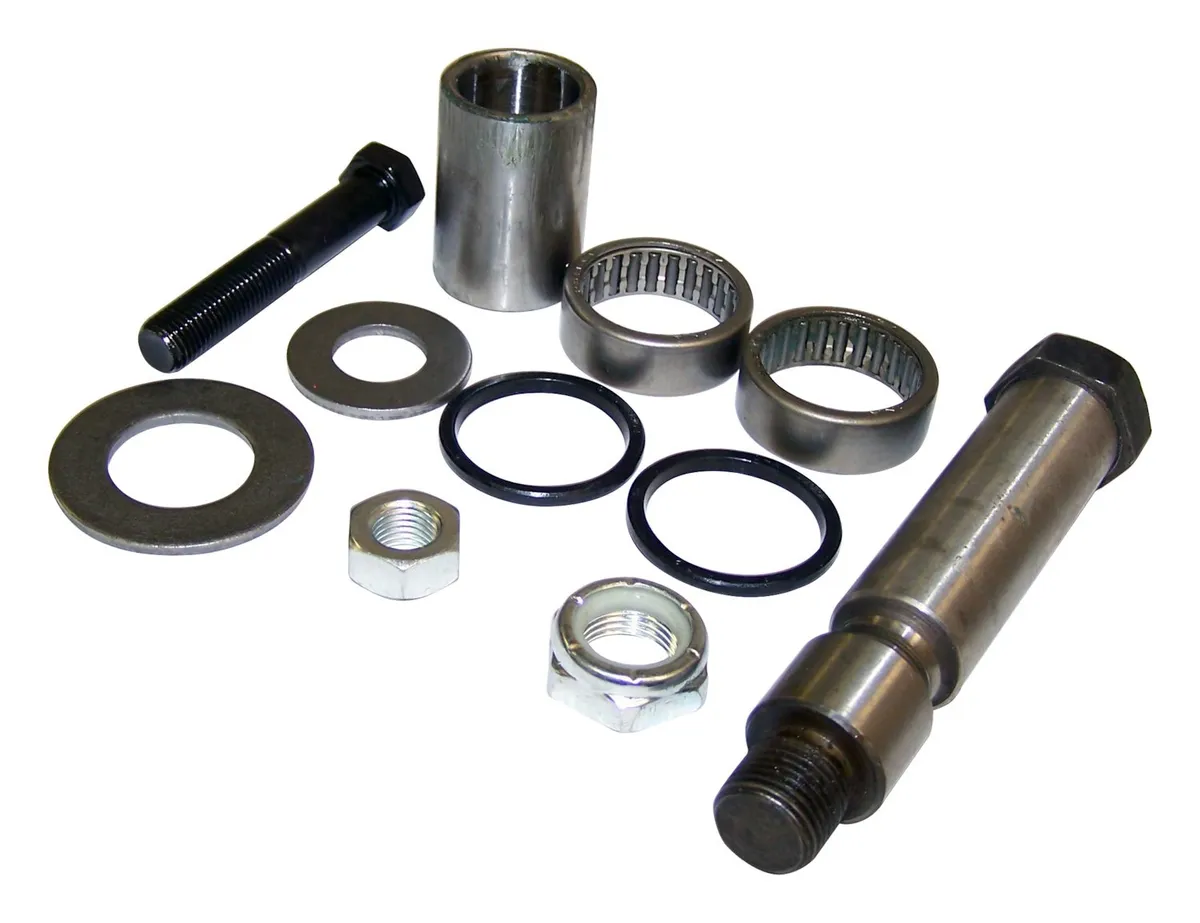 1945-1949 CJ-3A;1948-1949 CJ-2A w/ 7/8" Bell Crank;1948-1953 CJ-3B;1955-1965 CJ-5;1955-1965 CJ-6;Bell Crank Repair Kit; Includes 7/8" Shaft Bearings Seals and Hardware product image