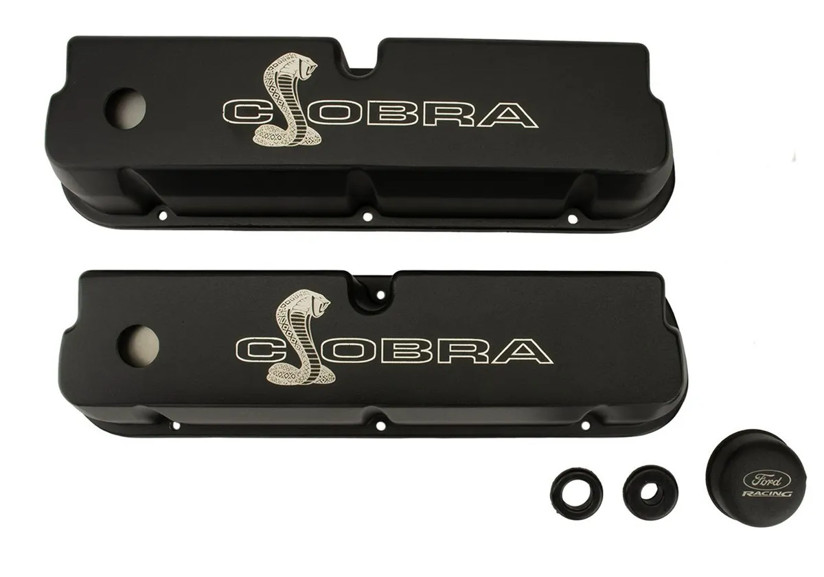 Ford Performance - Black Satin Valve Covers - M-6582-LE302SBK product image
