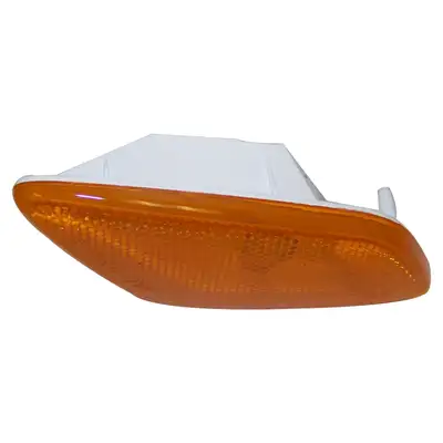 Crown Automotive Jeep Replacement Crown Automotive Jeep Replacement 55155629AB Left Side Marker Lamp, Amber w/ Clear Bulb for 1997-2006 Jeep TJ Wrangler