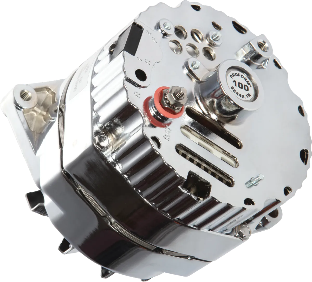 Alternator 100 AMP GM 1 Wire Style Machined Pulley Chrome Finish Proform product image