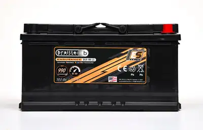 Braille Battery 49-H8-L5 Endurance AGM Battery 990 CCA