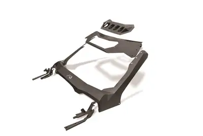 Fab Fours ViCowl Light Insert; 2 Stage Black Powder Coated; 4 Light Insert; For use w/ViCowl;