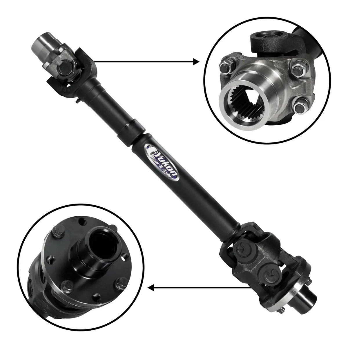 JEEP JL Rubicon Rear Driveshaft With 2 Door With Automatic Transmission 2018+ JL Rubicon Rear Driveshaft 1350 HD 2DR A/T Yukon Gear product image
