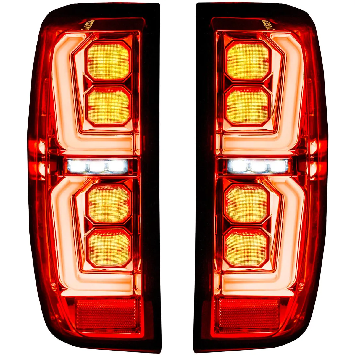 Gmc Sierra 19-20 1500 And 20-21 25003500 Only Fits Single Wheel Body Style Trucks With Factory OEM LED Tail Lights Oled Tail Lights - Smoked Lens product image