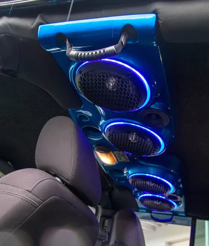 ASB Audio 8” Metal Speaker Grills (x4)- Black product image