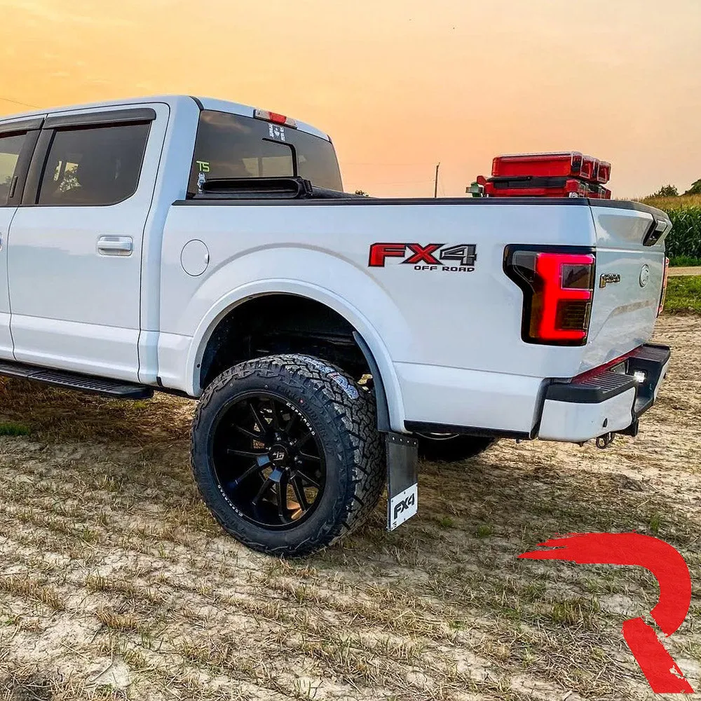 Ford F150 15-17 And Raptor 17-19 Replaces OEM LED Style Tail Lights w Blind Spot Warning System Oled Tail Lights - Cle product image