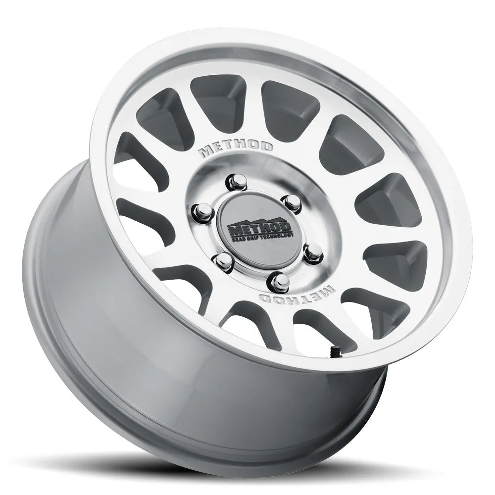 MR703 Bead Grip 17x8.5 0mm Offset 8x170 130.81mm Centerbore Machined - Clear Coat product image