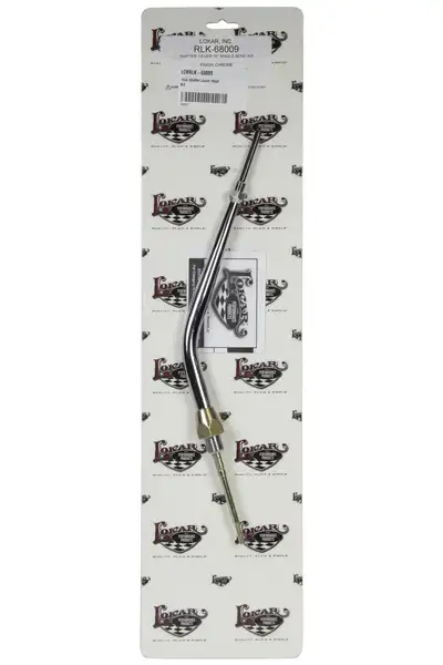 Lokar Lever Conversion Kit; 10 in. Lever; Lower Threads; Chrome Finish;
