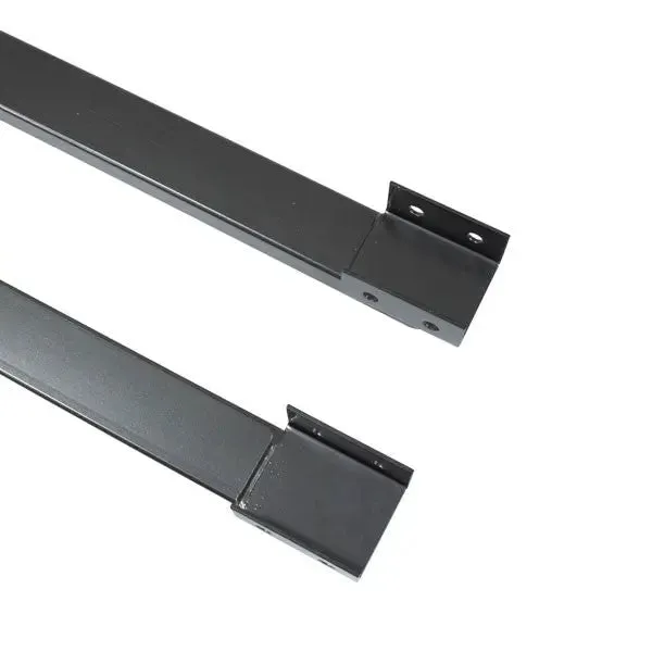 1994-2004 Mustang Full Length Subframe Connectors Wseat Bracket Support Black product image
