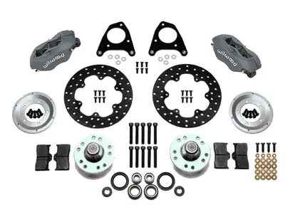 Wilwood Brakes Wilwood FDL Front Drag Kit Drilled Rotor 87-93 Mustang 84-86 SVO 5 Lug