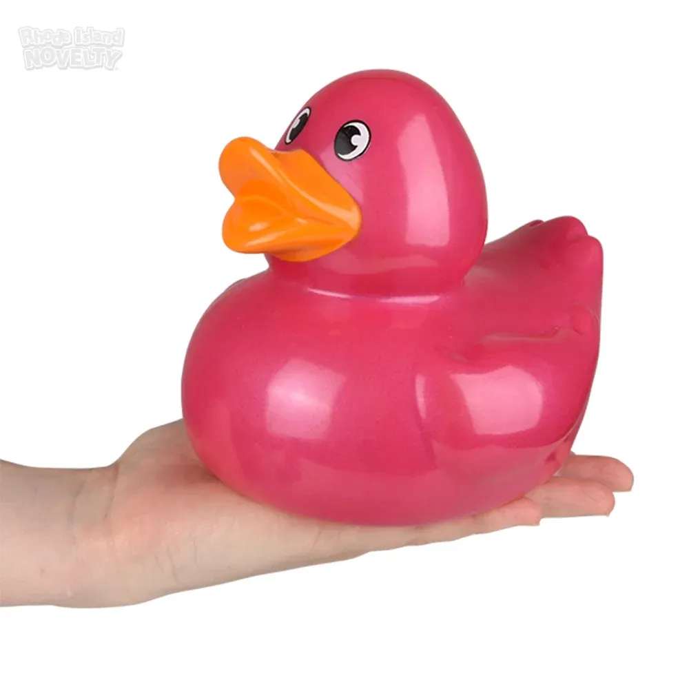 Big Metallic Rubber Duckies 6\" product image