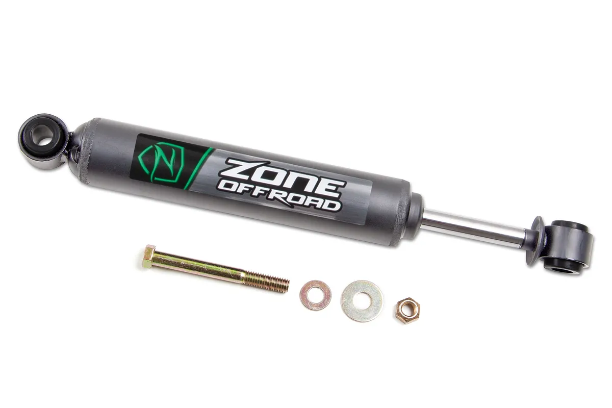 Zone Offroad Single Steering Stabilizer | Jeep Wrangler JK (07-18)
