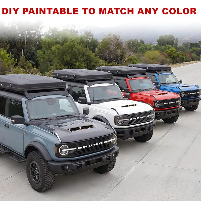 2021-2026 Ford Bronco Hood with Functional Air Scoop and LED Lights product image