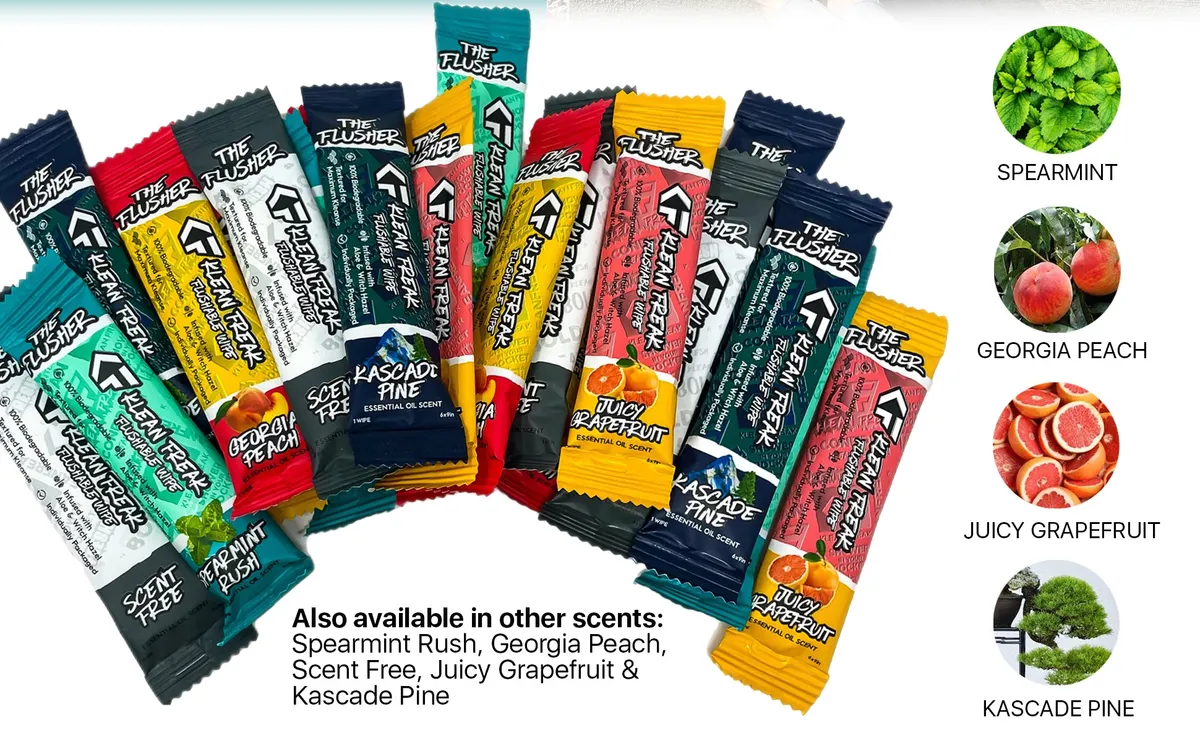 Klean Freak The Flusher - 100 Pack Georgia Peach FHGP10 product image