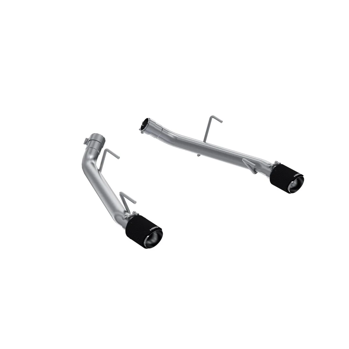 2005-2010 Ford Mustang GT 4.6L/ 2007-2010 Ford Mustang GT500 5.4L, T304 Stainless Steel 2.5 Inch Axle-Back with Carbon Fiber Tips, Race Version, MBRP product image