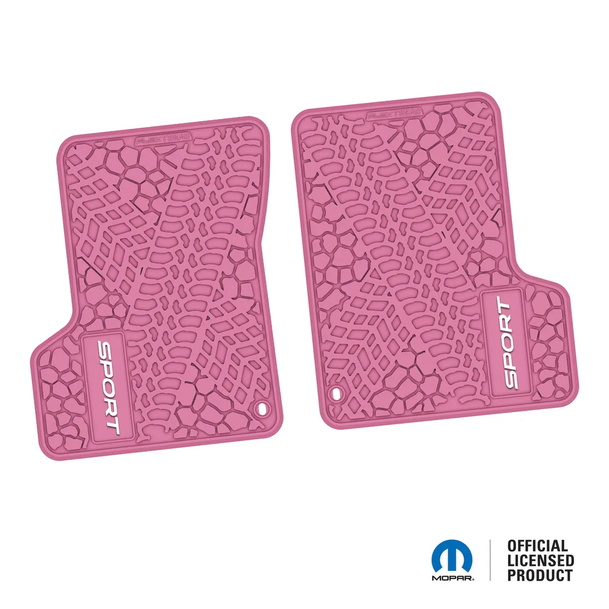 Ngtt43044977- 03-06 Jeep Tj/Lj 2DR Front- Tire Tread/Scorched Earth Scene w/ Sport Insert - Black w/ Red Insert product image