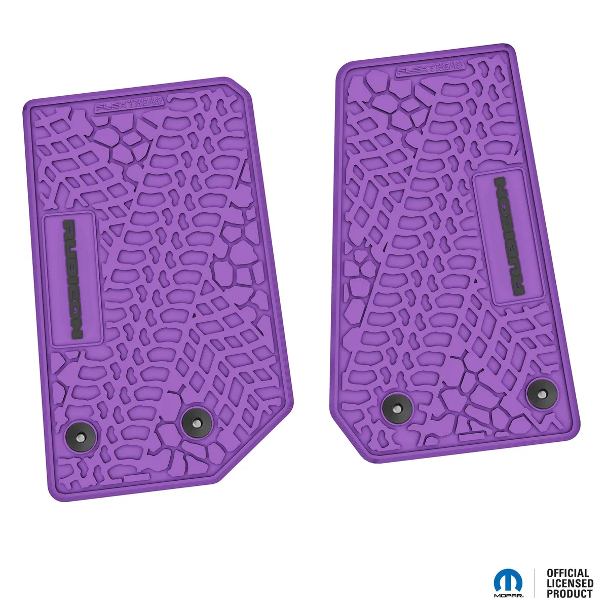 14-18 Jeep JK 2 Dr Front -Tire Tread/Scorched Earth Scene w/ Rubicon Insert - Black w/ Red Insert product image