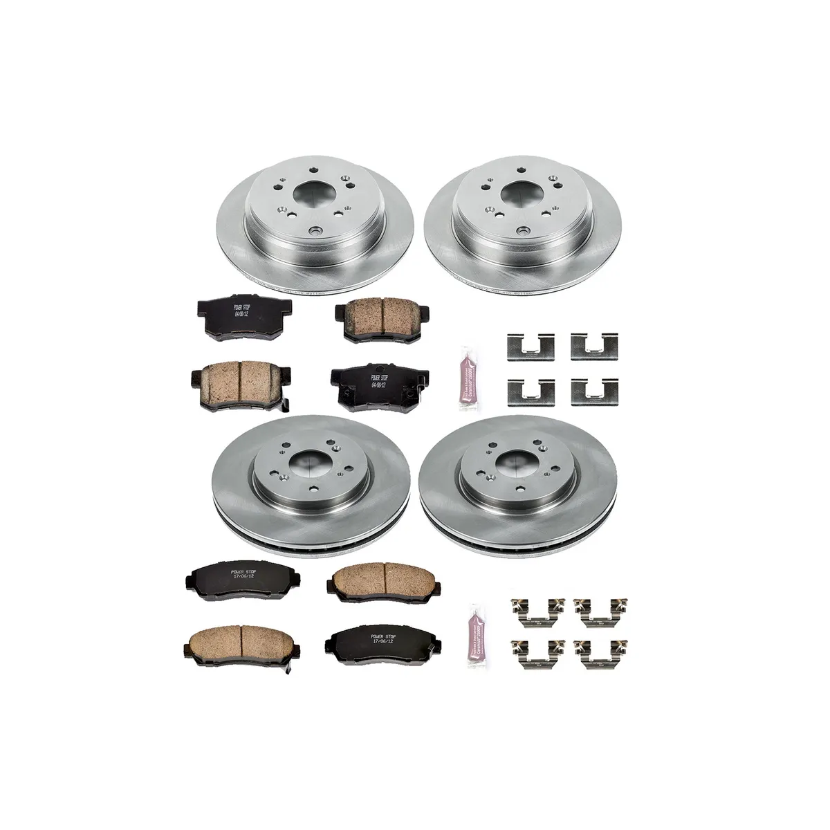 Z17 Direct Replacement Kit: Rotors; Ceramic Pads W/Hardware product image