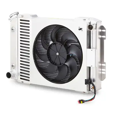 Proform Slim-Fit Radiator System Mopar 1970-74 E-Body, 60-88 A/B-Body Automatic Transmission Proform