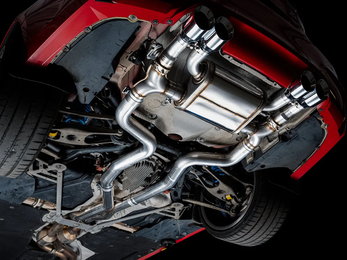 AWE SwitchPath™ Catback Exhaust for BMW F8X M3/M4 - Diamond Black product image