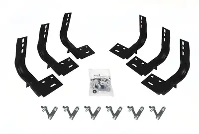 Go Rhino Go Rhino 6840995 - OE Xtreme Side Steps - Mounting Brackets Only -Textured Black