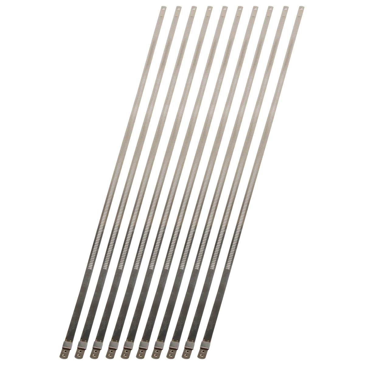 DEI 10210 Stainless-Steel Positive Locking Ties 7mm x 20 (10-Pack) 010210 product image