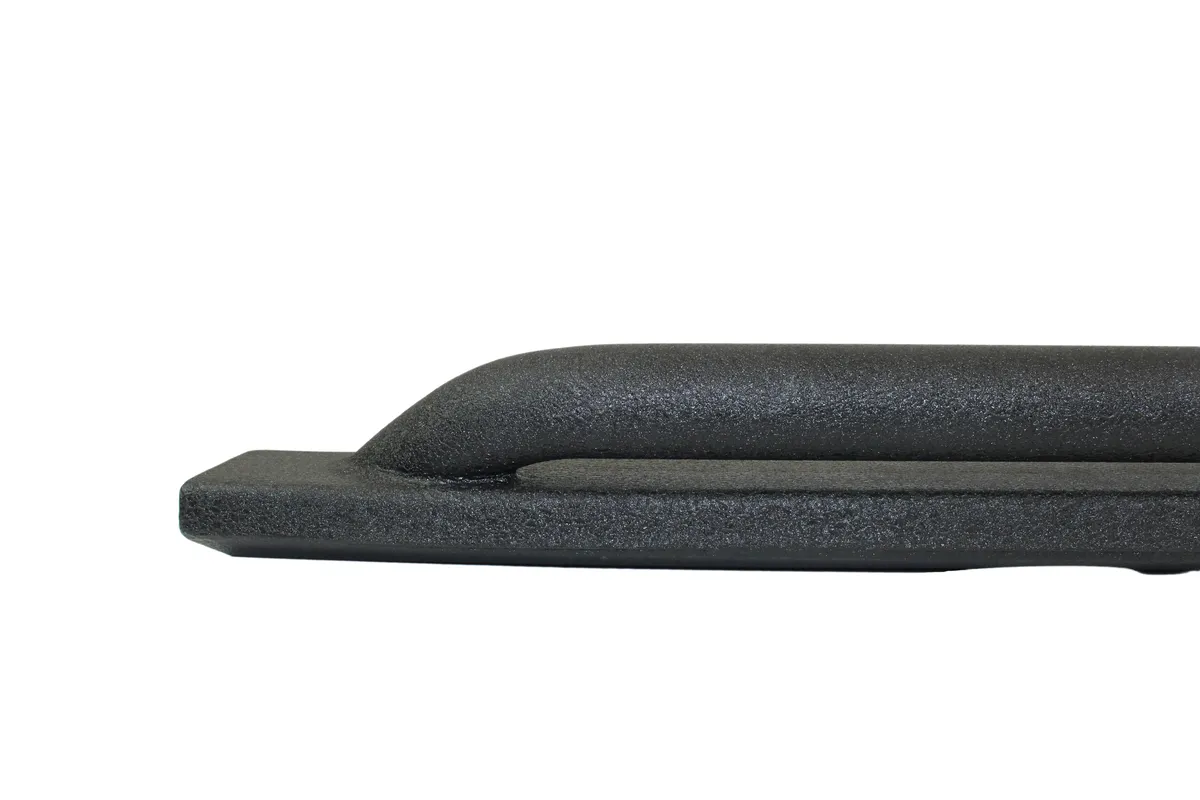 Jeep JK Rock Slider 07-18 Wrangler JK 4 Door Rubicon Steel Black Textured Powdercoat Fishbone Offroad product image